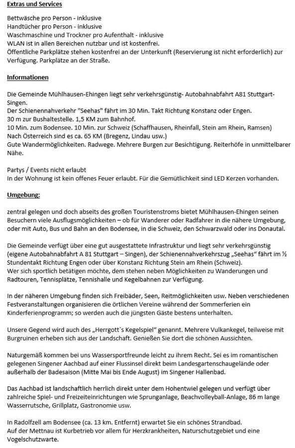 Ferienwohnung Kraehennest In Den Hegaubergen - Naehe Bodensee Muhlhausen-Ehingen Exteriér fotografie